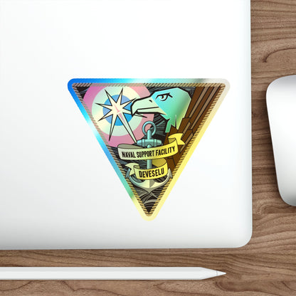 NSF DEVESELU Romania (U.S. Navy) Holographic STICKER Die-Cut Vinyl Decal-The Sticker Space