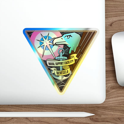 NSF DEVESELU Romania (U.S. Navy) Holographic STICKER Die-Cut Vinyl Decal-The Sticker Space