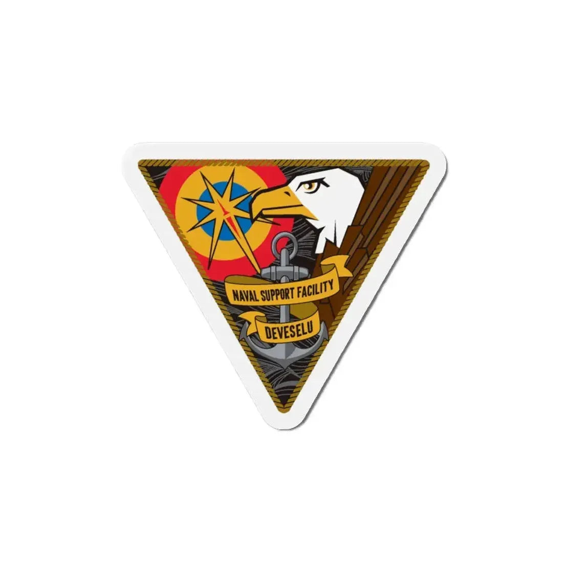 NSF DEVESELU Romania (U.S. Navy) Refrigerator Magnet 4 Inch - The Sticker Space