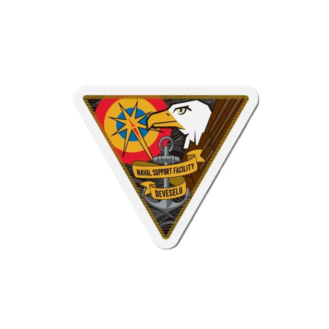 NSF DEVESELU Romania (U.S. Navy) Refrigerator Magnet 6 Inch - The Sticker Space