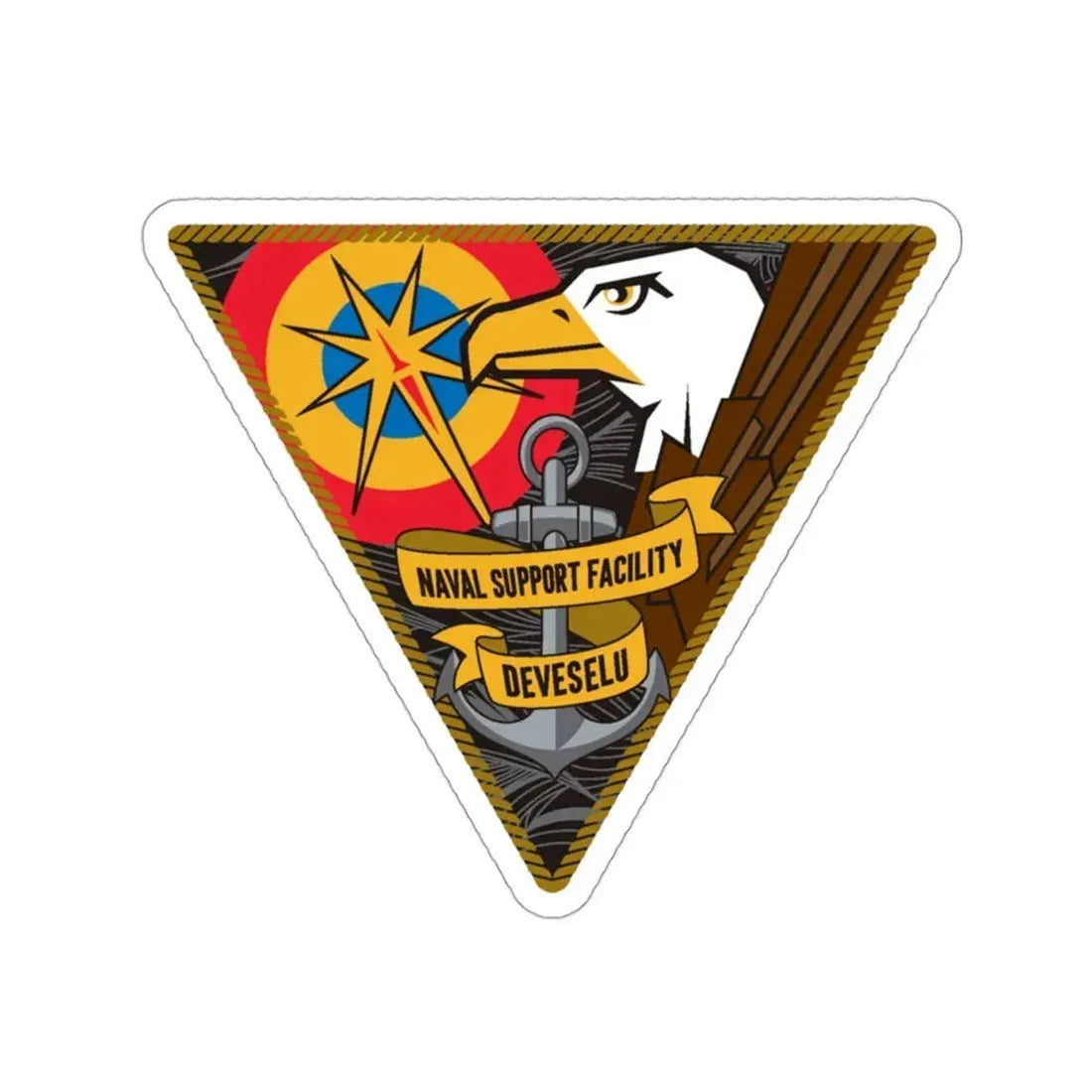 NSF DEVESELU Romania (U.S. Navy) STICKER Vinyl Die-Cut Decal 3 Inch - The Sticker Space