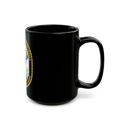 NSWC Detach White Sands (U.S. Navy) Black Coffee Mug-The Sticker Space