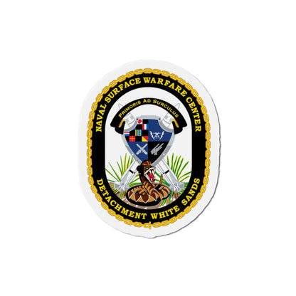 NSWC Detach White Sands (U.S. Navy) Die-Cut Magnet-3" x 3"-The Sticker Space