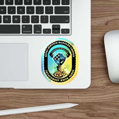 NSWC Detach White Sands (U.S. Navy) Holographic STICKER Die-Cut Vinyl Decal-The Sticker Space