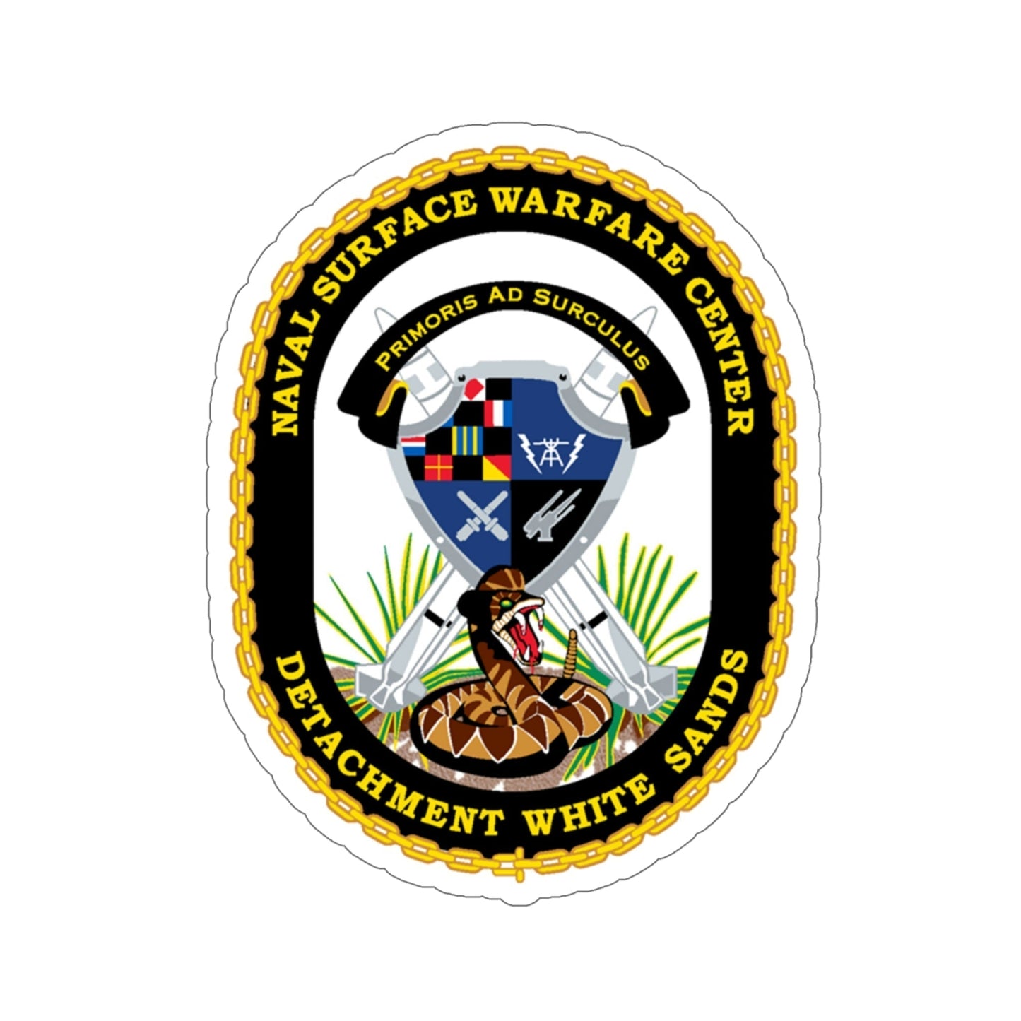 NSWC Detach White Sands (U.S. Navy) STICKER Vinyl Die-Cut Decal-6 Inch-The Sticker Space