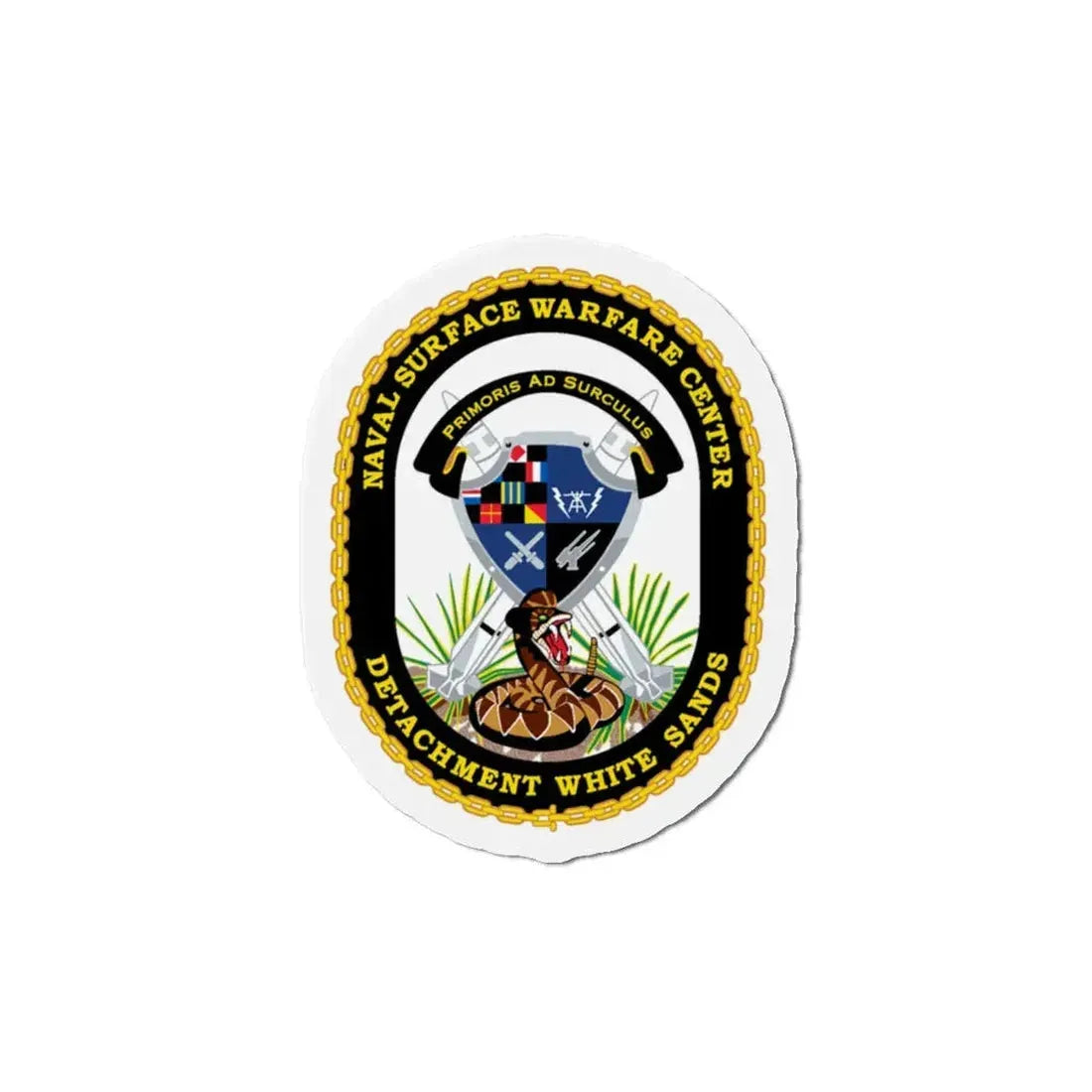 NSWC Detach White Sands (U.S. Navy) Refrigerator Magnet 6 Inch - The Sticker Space