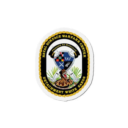 NSWC Detach White Sands (U.S. Navy) Refrigerator Magnet 6 Inch - The Sticker Space