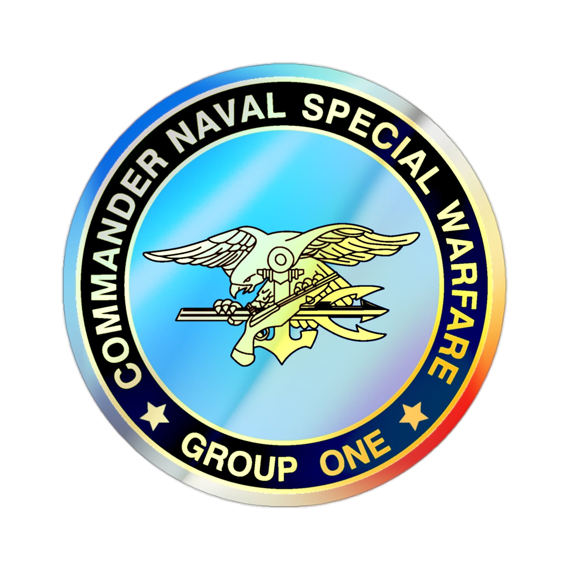 NSWG 1 (U.S. Navy) Holographic STICKER Die-Cut Vinyl Decal-2 Inch-The Sticker Space