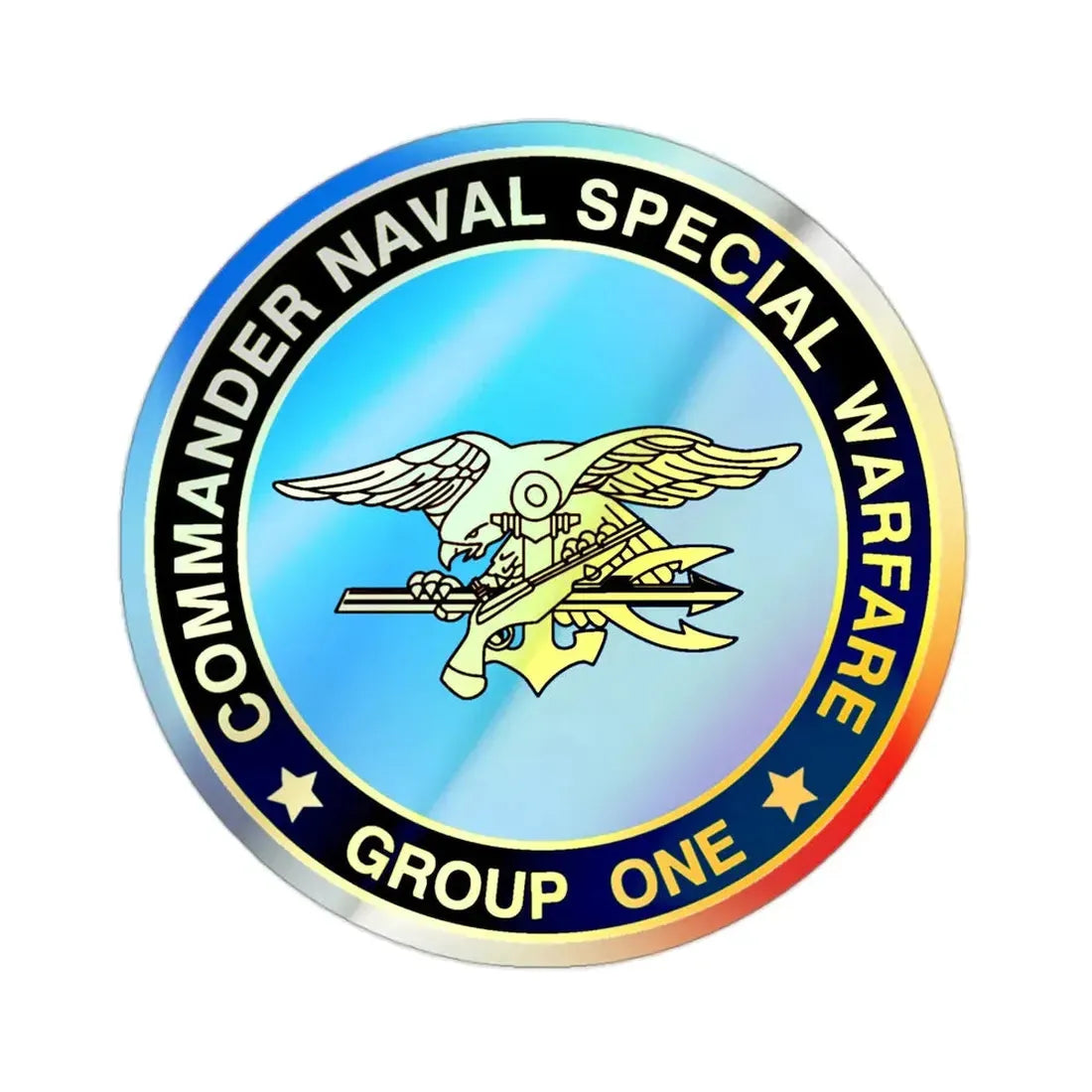 NSWG 1 (U.S. Navy) Holographic STICKER Die-Cut Vinyl Decal - The Sticker Space