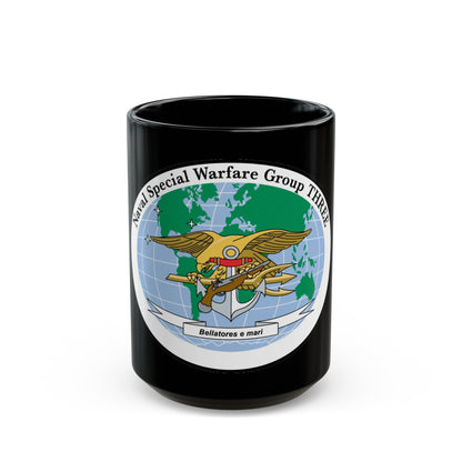 NSWG 3 Naval Special Warfare Group 3 (U.S. Navy) Black Coffee Mug-15oz-The Sticker Space