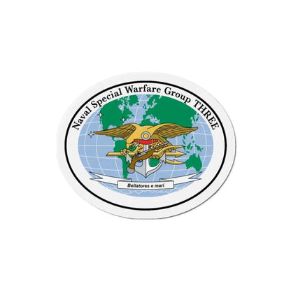 NSWG 3 Naval Special Warfare Group 3 (U.S. Navy) Refrigerator Magnet 3 Inch - The Sticker Space