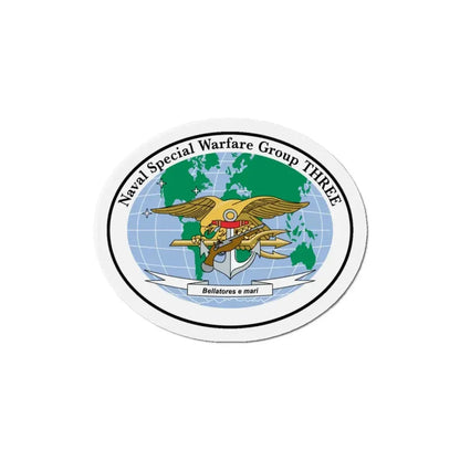 NSWG 3 Naval Special Warfare Group 3 (U.S. Navy) Refrigerator Magnet 5 Inch - The Sticker Space