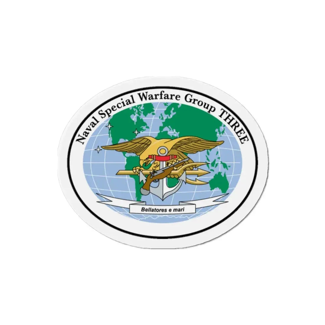 NSWG 3 Naval Special Warfare Group 3 (U.S. Navy) Refrigerator Magnet - The Sticker Space