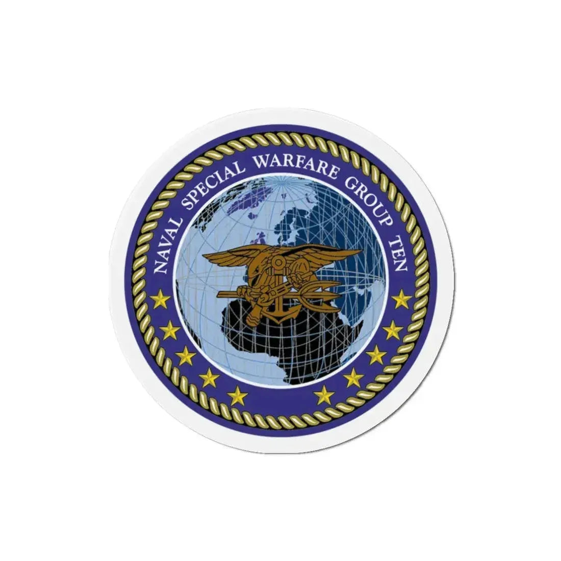 NSWG Ten (U.S. Navy) Refrigerator Magnet 3 Inch - The Sticker Space