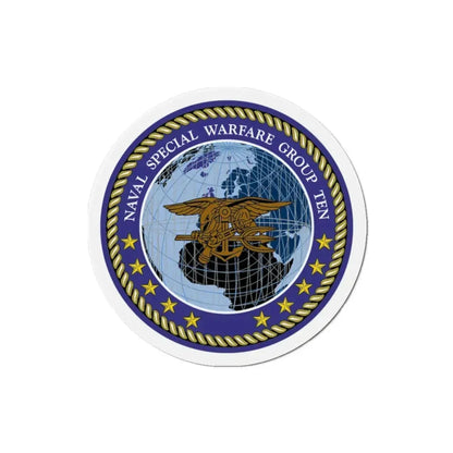 NSWG Ten (U.S. Navy) Refrigerator Magnet 3 Inch - The Sticker Space
