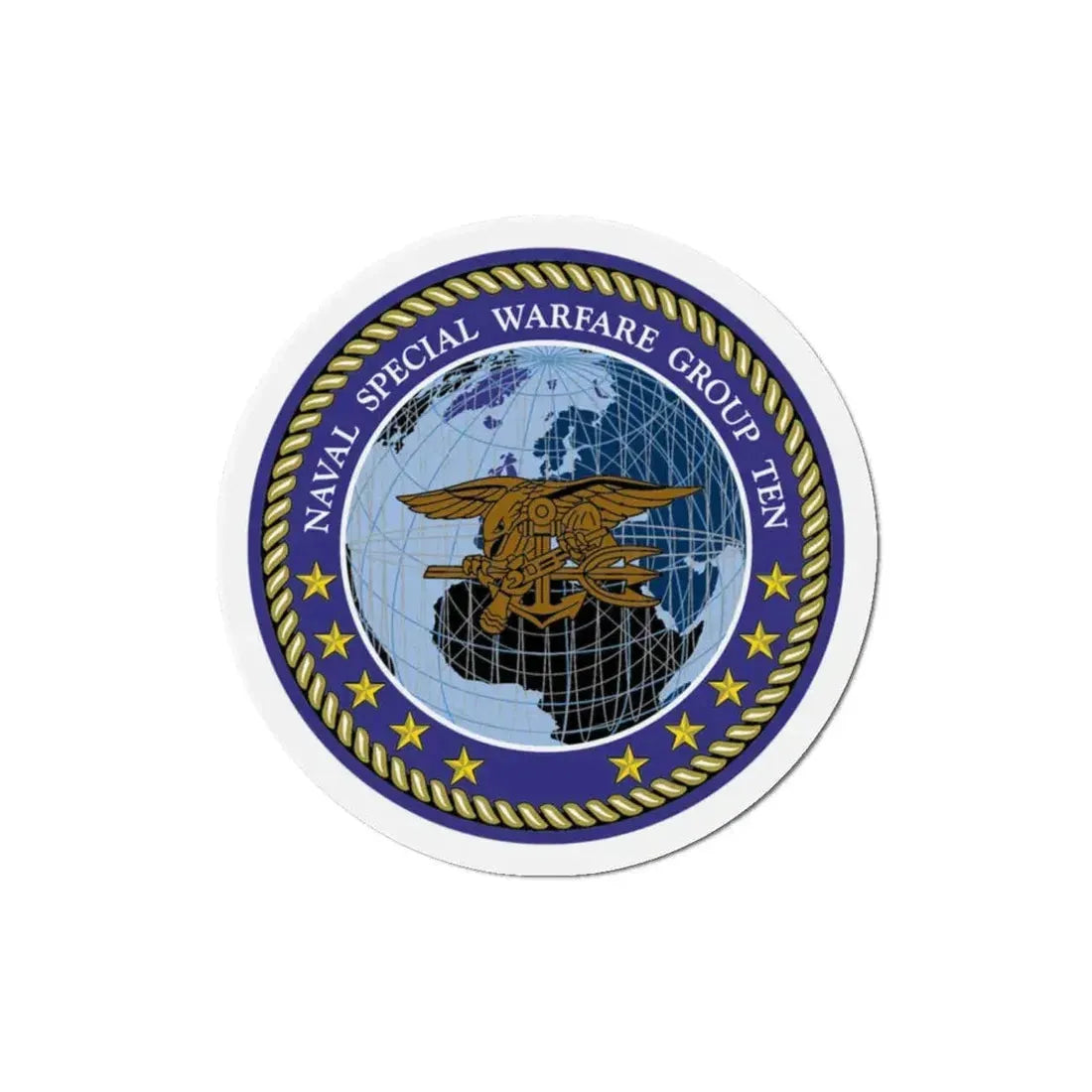 NSWG Ten (U.S. Navy) Refrigerator Magnet 4 Inch - The Sticker Space