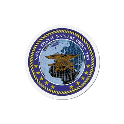 NSWG Ten (U.S. Navy) Refrigerator Magnet 4 Inch - The Sticker Space