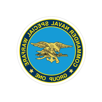 NSWG1 (U.S. Navy) REVERSE PRINT Transparent Die-Cut STICKER - The Sticker Space