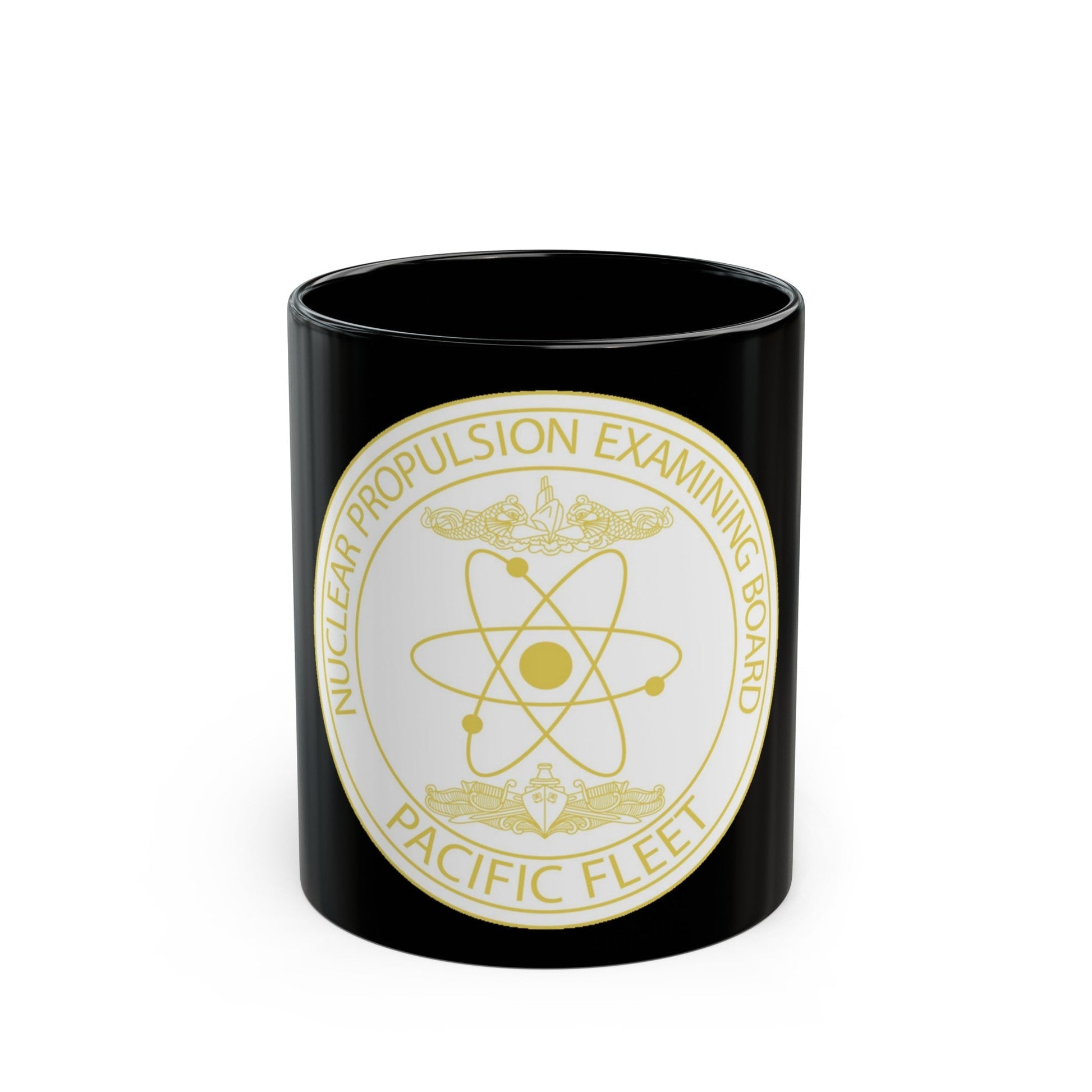 Nuclear Propulsion Examining Board Pacific Fleet (U.S. Navy) Black Coffee Mug-11oz-The Sticker Space