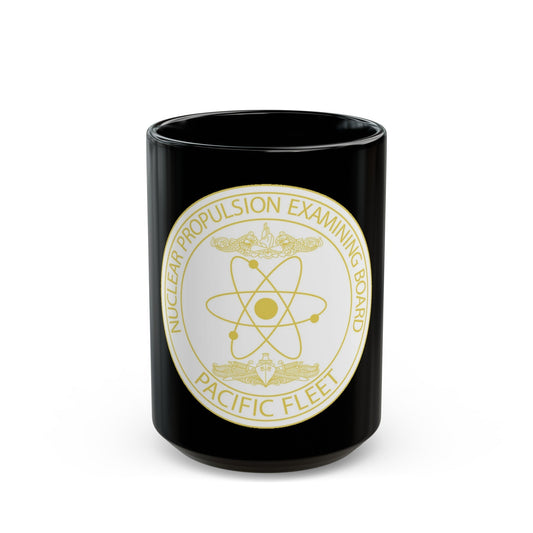 Nuclear Propulsion Examining Board Pacific Fleet (U.S. Navy) Black Coffee Mug-15oz-The Sticker Space