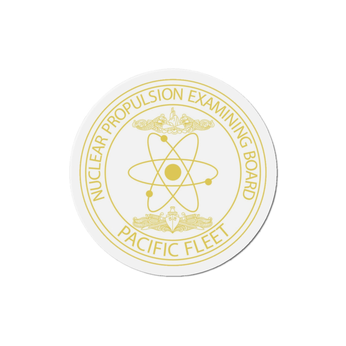 Nuclear Propulsion Examining Board Pacific Fleet (U.S. Navy) Die-Cut Magnet-4" x 4"-The Sticker Space