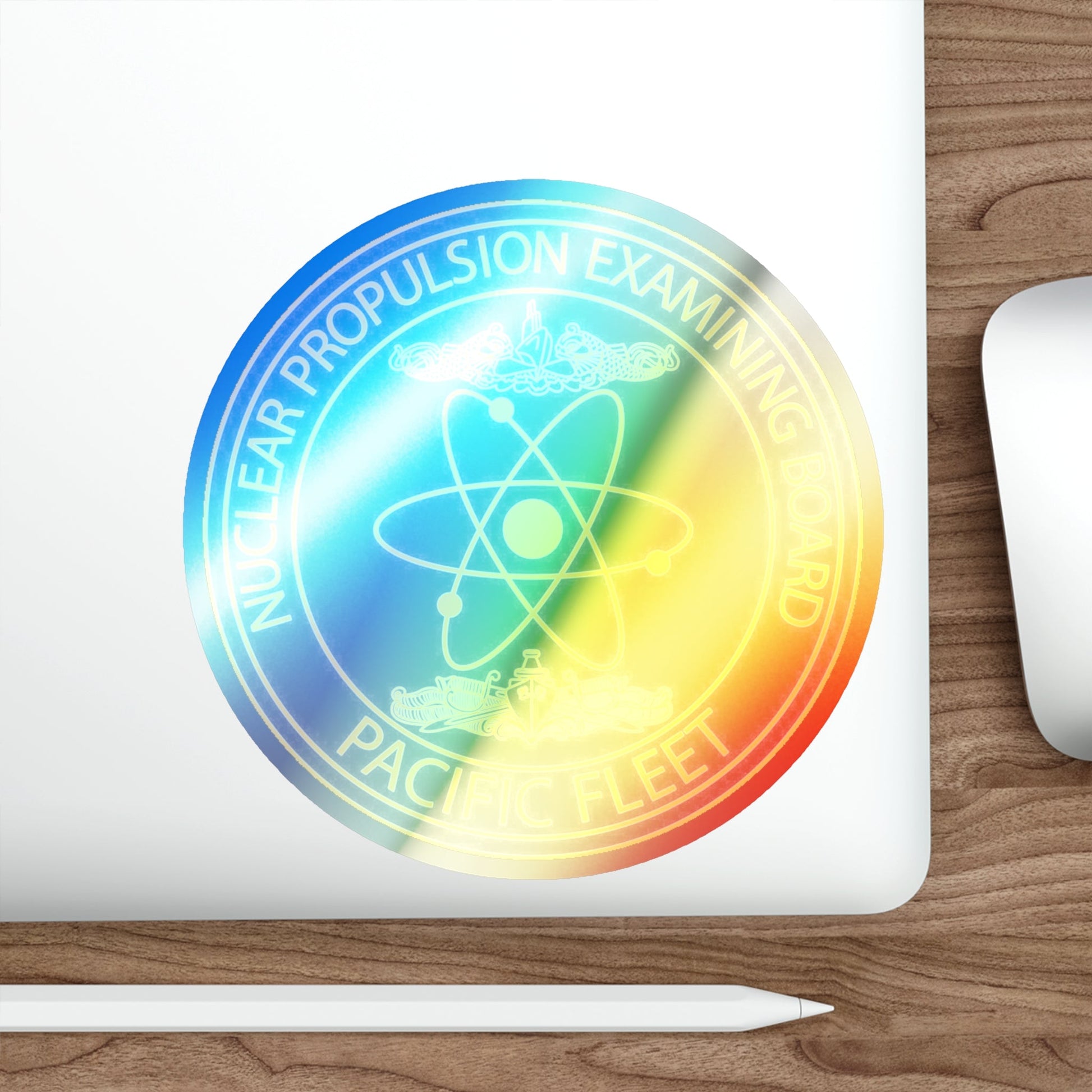 Nuclear Propulsion Examining Board Pacific Fleet (U.S. Navy) Holographic STICKER Die-Cut Vinyl Decal-The Sticker Space