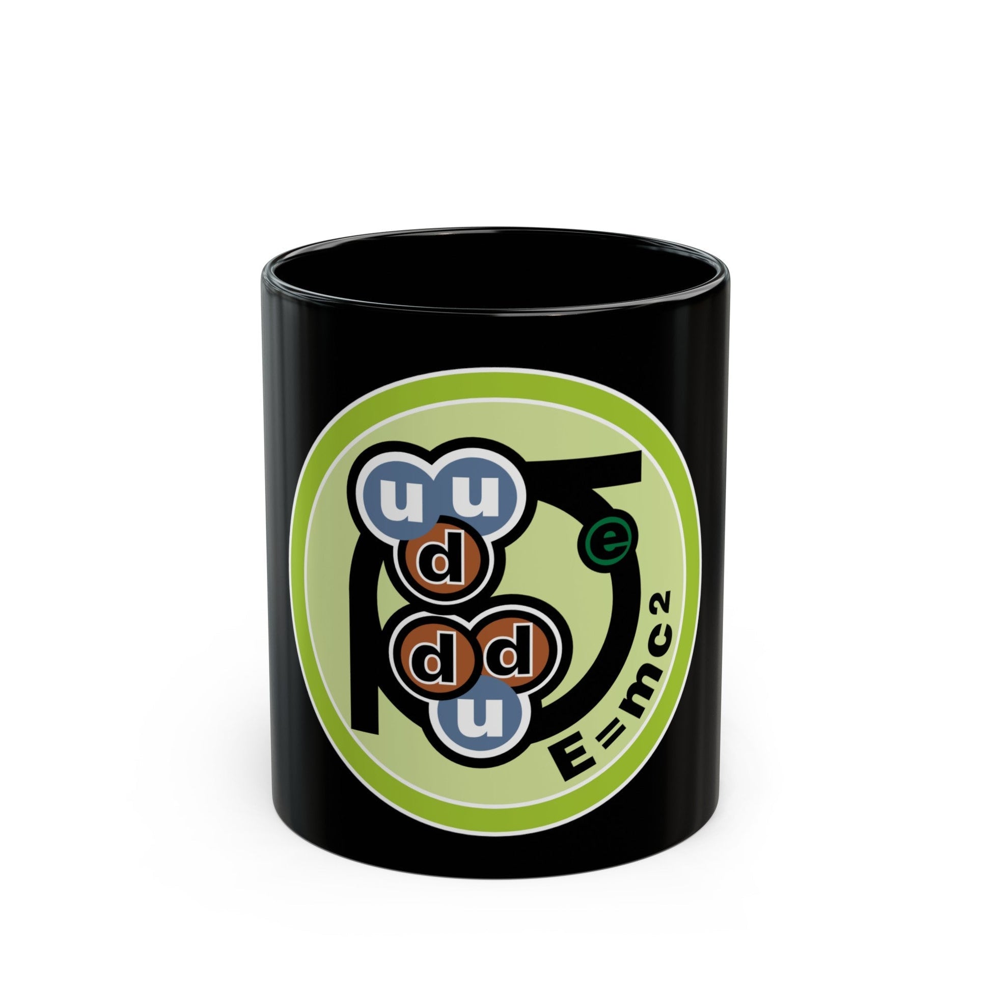 Nuclear Science (Boy Scout Merit Badge) Black Coffee Mug-11oz-The Sticker Space