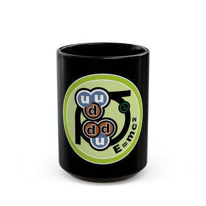 Nuclear Science (Boy Scout Merit Badge) Black Coffee Mug-15oz-The Sticker Space