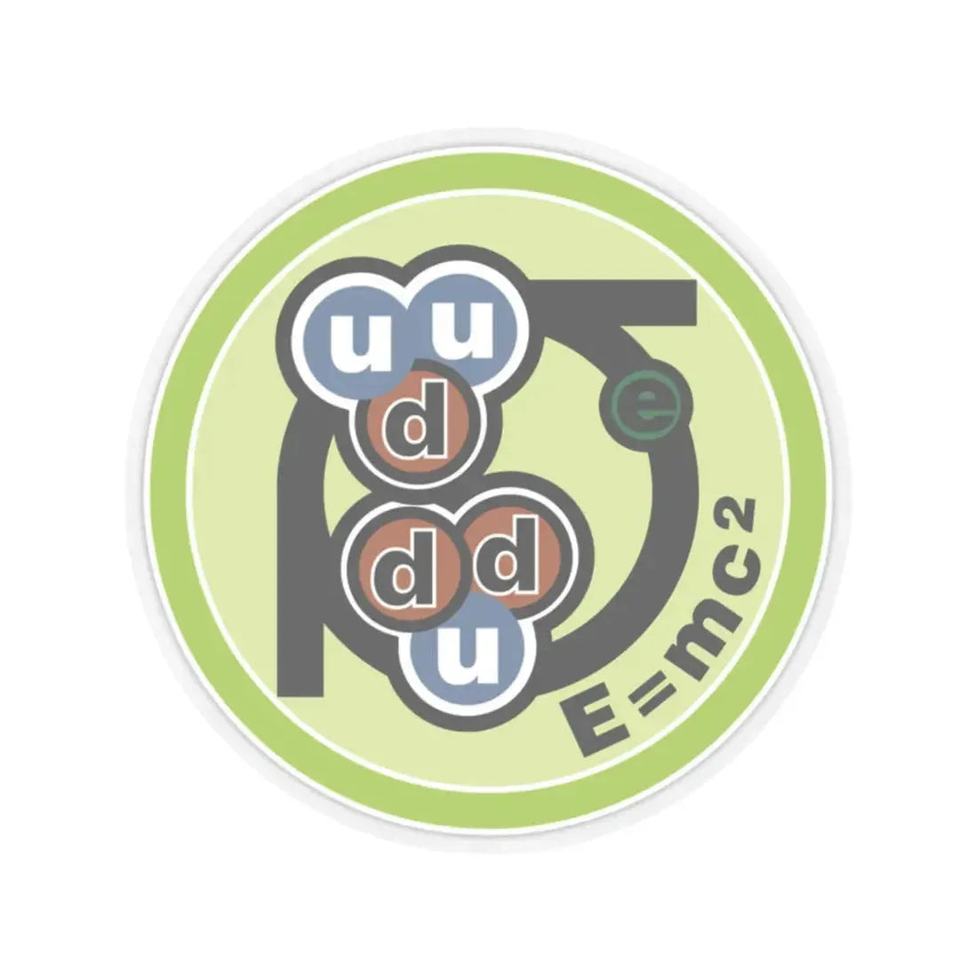 Nuclear Science (Boy Scout Merit Badge) STICKER Vinyl Kiss-Cut Decal 2 Inch Transparent - The Sticker Space