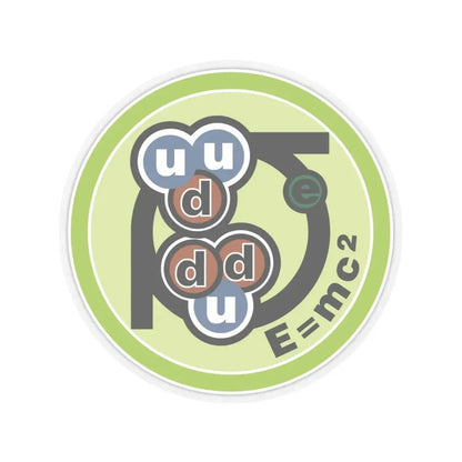 Nuclear Science (Boy Scout Merit Badge) STICKER Vinyl Kiss-Cut Decal 4 Inch Transparent - The Sticker Space