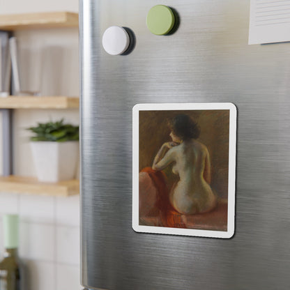 Nude, 1910 (Magazine Illustration) Refrigerator Magnet-The Sticker Space