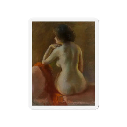 Nude, 1910 (Magazine Illustration) Refrigerator Magnet - The Sticker Space