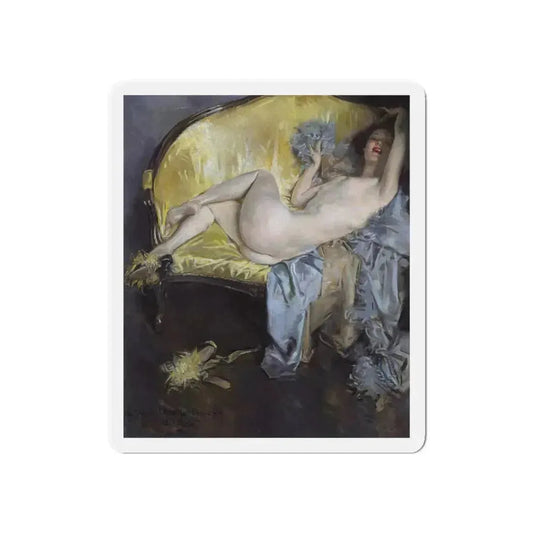 Nude, 1933 (Magazine Illustration) Refrigerator Magnet 6 Inch - The Sticker Space