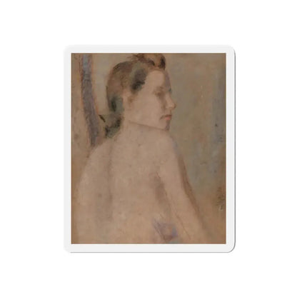 Nude Looking over her Right Shoulder (Magazine Illustration) Refrigerator Magnet - The Sticker Space