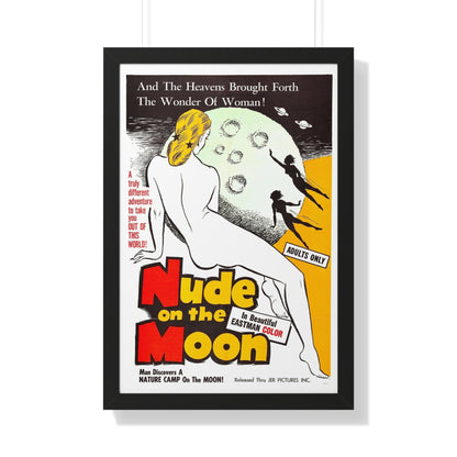 NUDE ON THE MOON 1961 - Framed Movie Poster-20" x 30"-The Sticker Space