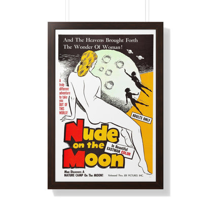 NUDE ON THE MOON 1961 - Framed Movie Poster-20" x 30"-The Sticker Space