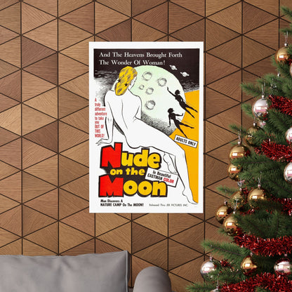 NUDE ON THE MOON 1961 - Paper Movie Poster-The Sticker Space