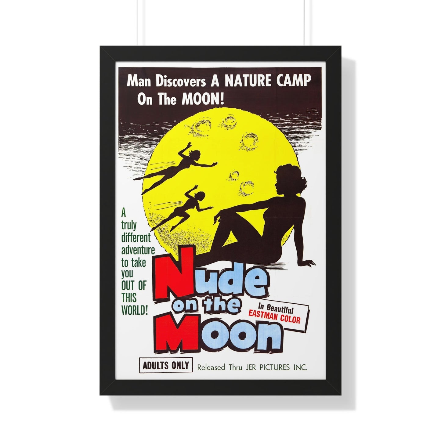 NUDE ON THE MOON (2) 1961 - Framed Movie Poster-20" x 30"-The Sticker Space