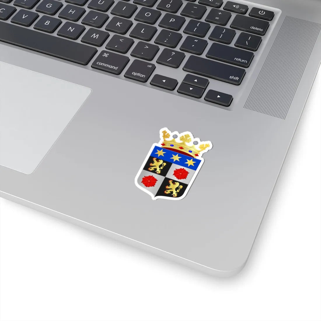 Nuenen Gerwen en Nederwetten wapen (Netherlands) (Coat of Arms) STICKER Vinyl Kiss-Cut Decal - The Sticker Space