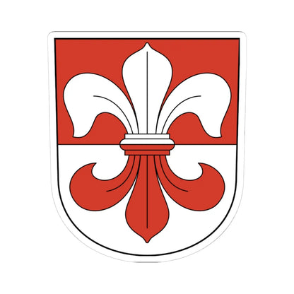 Nuerensdorf-blazon (Switzerland) (Coat of Arms) STICKER Vinyl Kiss-Cut Decal 4 Inch White - The Sticker Space