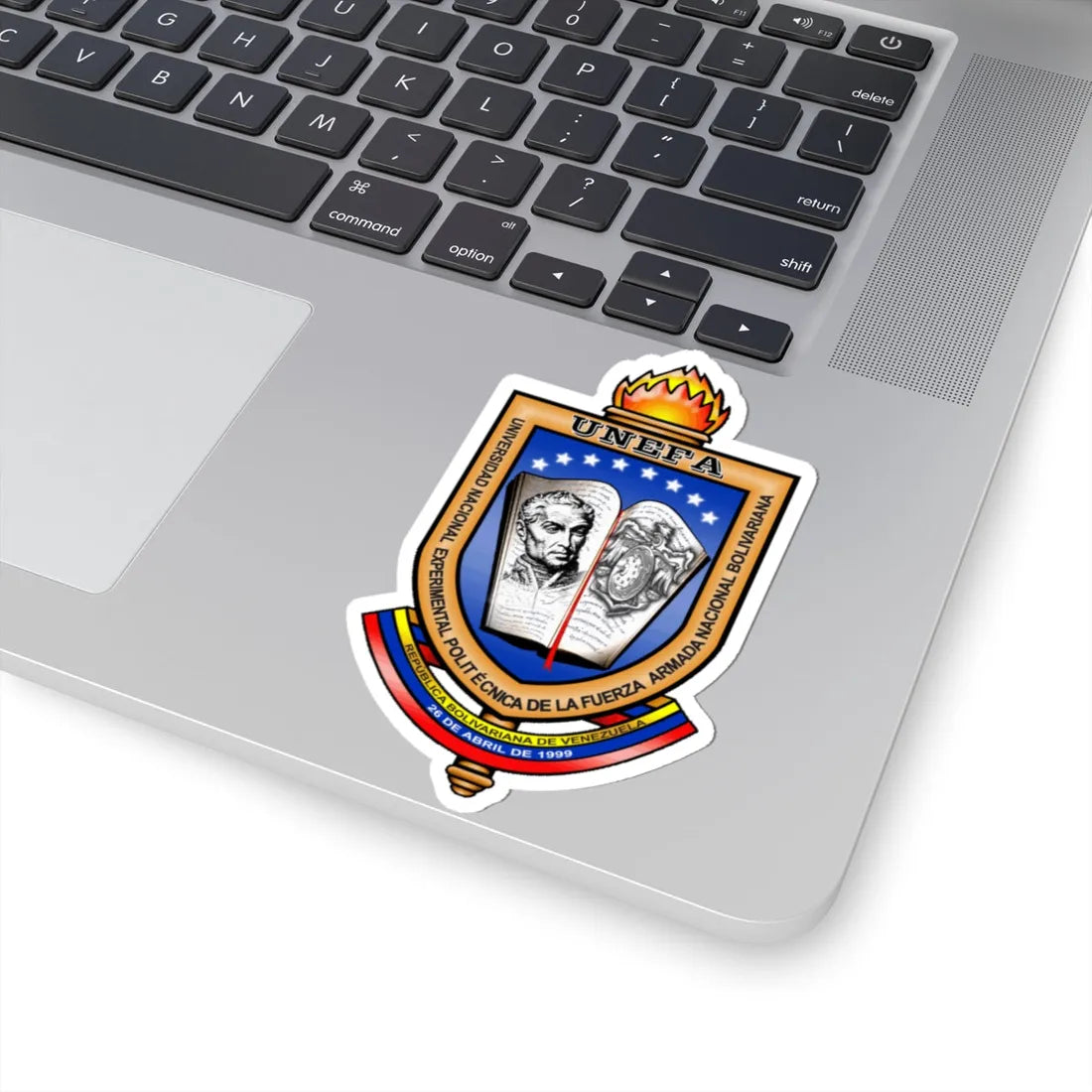 Nuevo Escudo de la UNEFA Desde 1999 (Venezuela) (Coat of Arms) STICKER Vinyl Kiss-Cut Decal - The Sticker Space