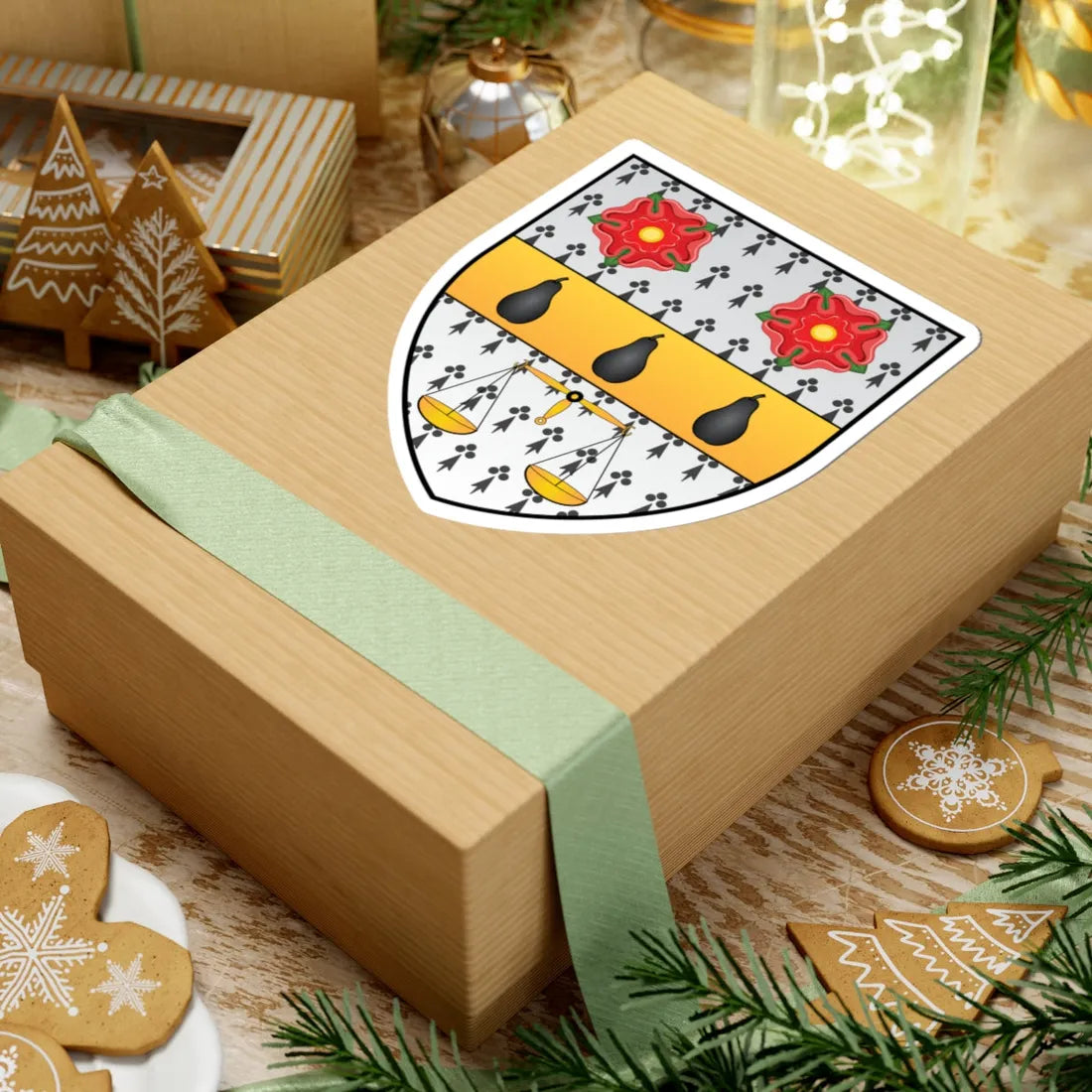 Nuffield College Oxford Coat Of Arms (England) (Coat of Arms) STICKER Vinyl Kiss-Cut Decal - The Sticker Space