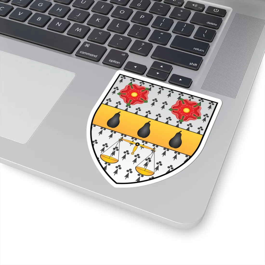Nuffield College Oxford Coat Of Arms (England) (Coat of Arms) STICKER Vinyl Kiss-Cut Decal - The Sticker Space