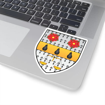 Nuffield College Oxford Coat Of Arms (England) (Coat of Arms) STICKER Vinyl Kiss-Cut Decal - The Sticker Space