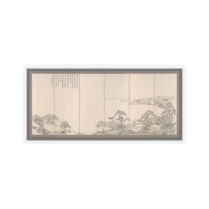 Nukina Kaioku - Lake Biwa in Four Seasons - 1834 v1 - STICKER Vinyl Kiss-Cut Decal