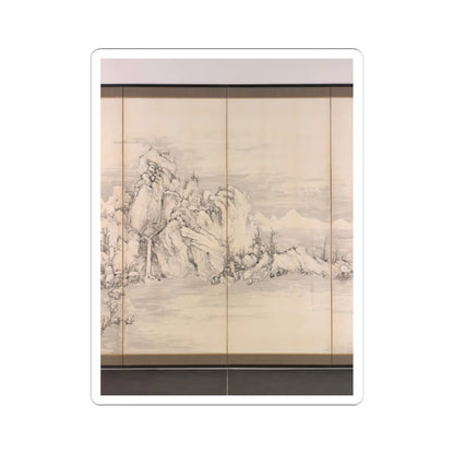 Nukina Kaioku - Lake Biwa in Four Seasons - 1834 v16 - STICKER Vinyl Kiss-Cut Decal