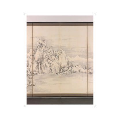 Nukina Kaioku - Lake Biwa in Four Seasons - 1834 v16 - STICKER Vinyl Kiss-Cut Decal