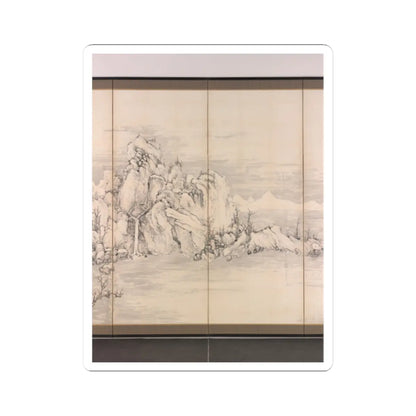 Nukina Kaioku - Lake Biwa in Four Seasons - 1834 v16 - STICKER Vinyl Kiss-Cut Decal