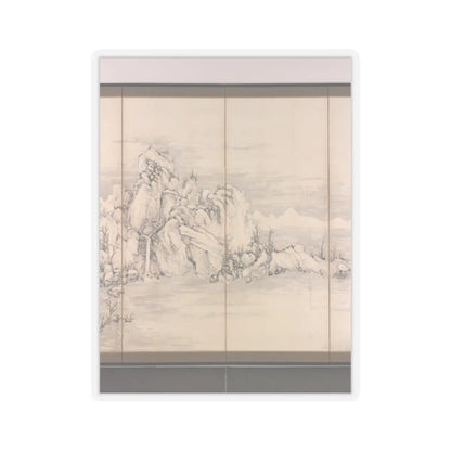 Nukina Kaioku - Lake Biwa in Four Seasons - 1834 v16 - STICKER Vinyl Kiss-Cut Decal