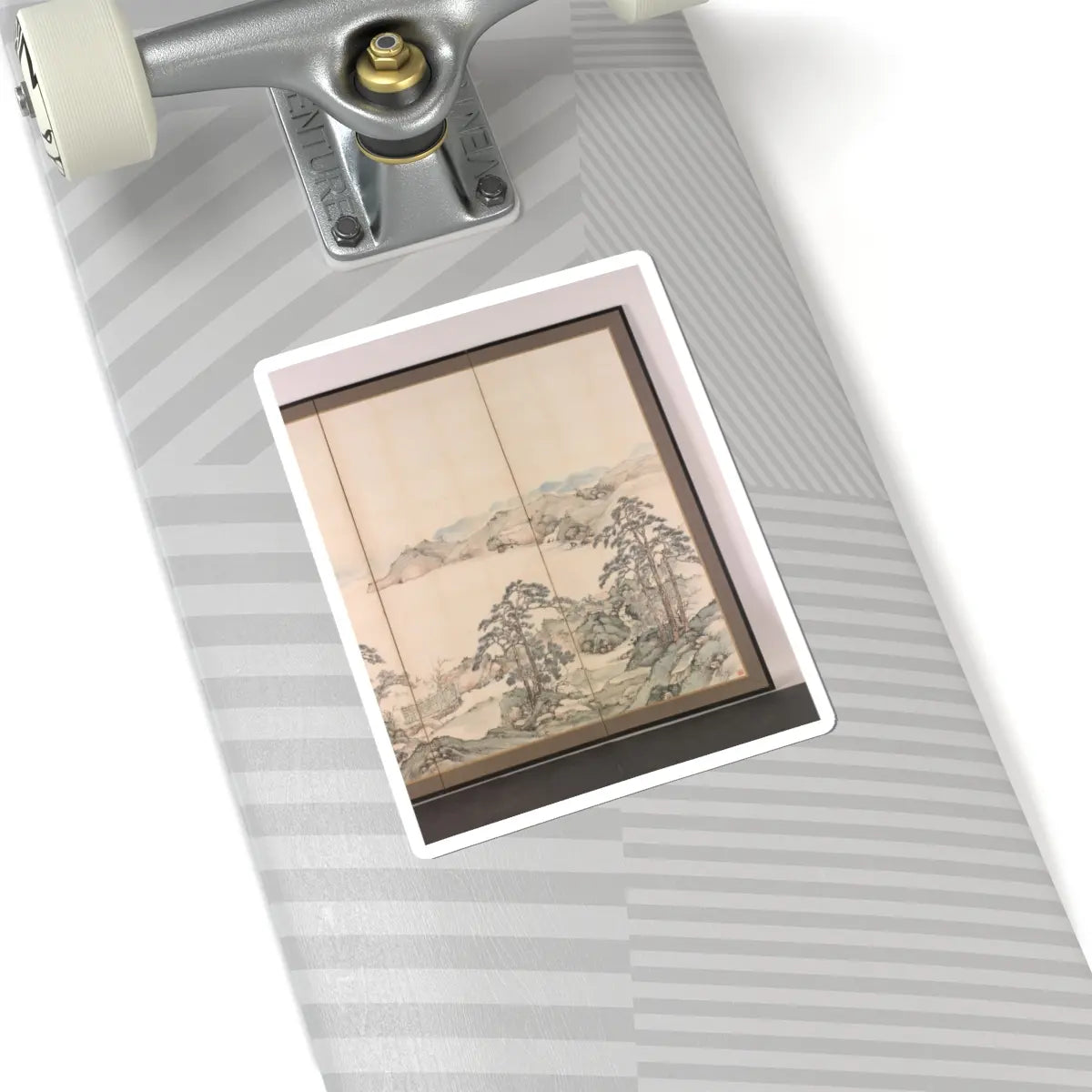 Nukina Kaioku - Lake Biwa in Four Seasons - 1834 v18 - STICKER Vinyl Kiss-Cut Decal